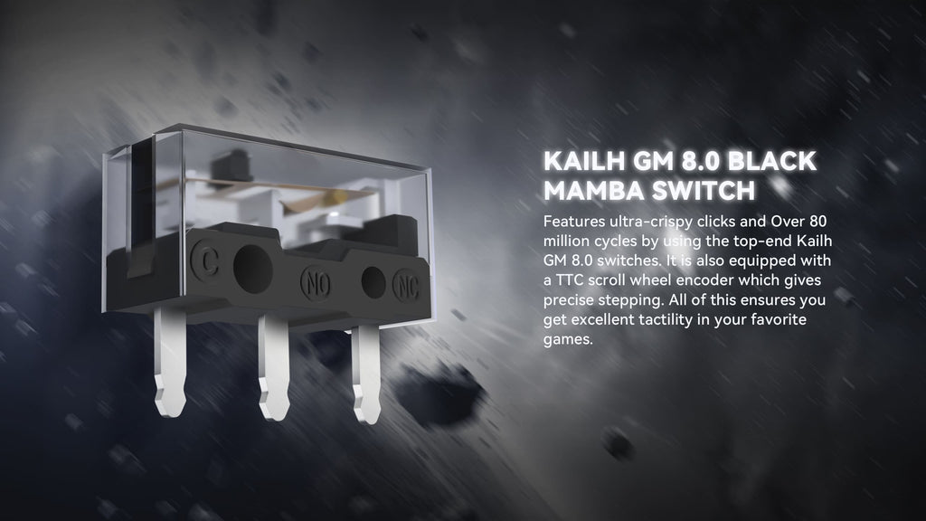 ATTACK SHARK R3 Magnesium Alloy Gaming Mouse 8K SUPERLIGHT 8000Hz 6 Adjustable DPI up to 26000 PAW3395 BT/2.4G Wireless/Wired