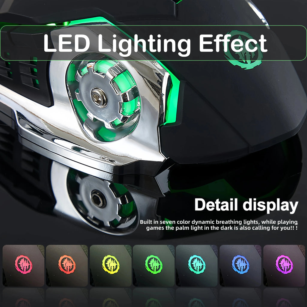 RGB Dual-Mode Bluetooth 5.2 Mouse 2.4G Wireless Mouse Gaming Mouse Rechargeable Silent Mouse 3600 DPI Mouse Mice for Laptop