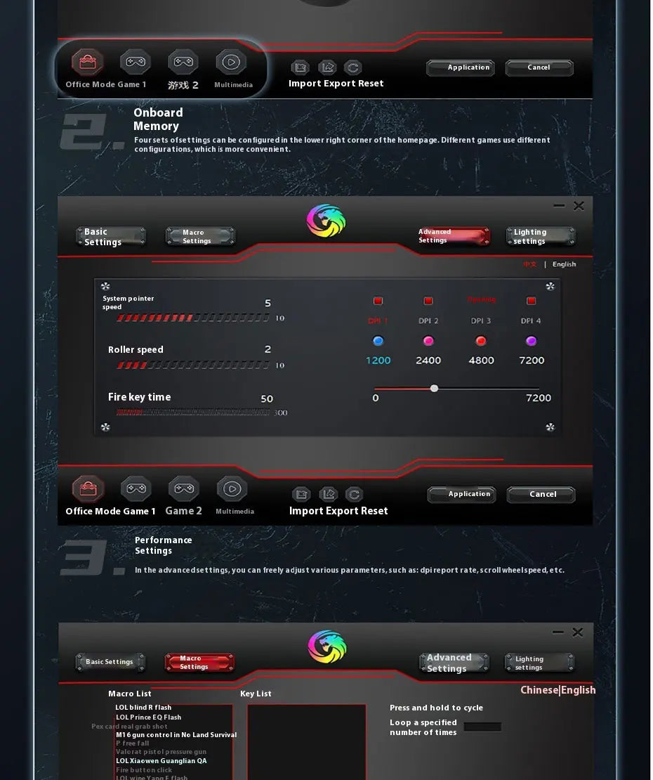 Mechanoid-style Wired Gaming Mouse - Macro Programming RGB Glowing FPS Gaming Computer Universal Audio-Enabled E-sports Mouse