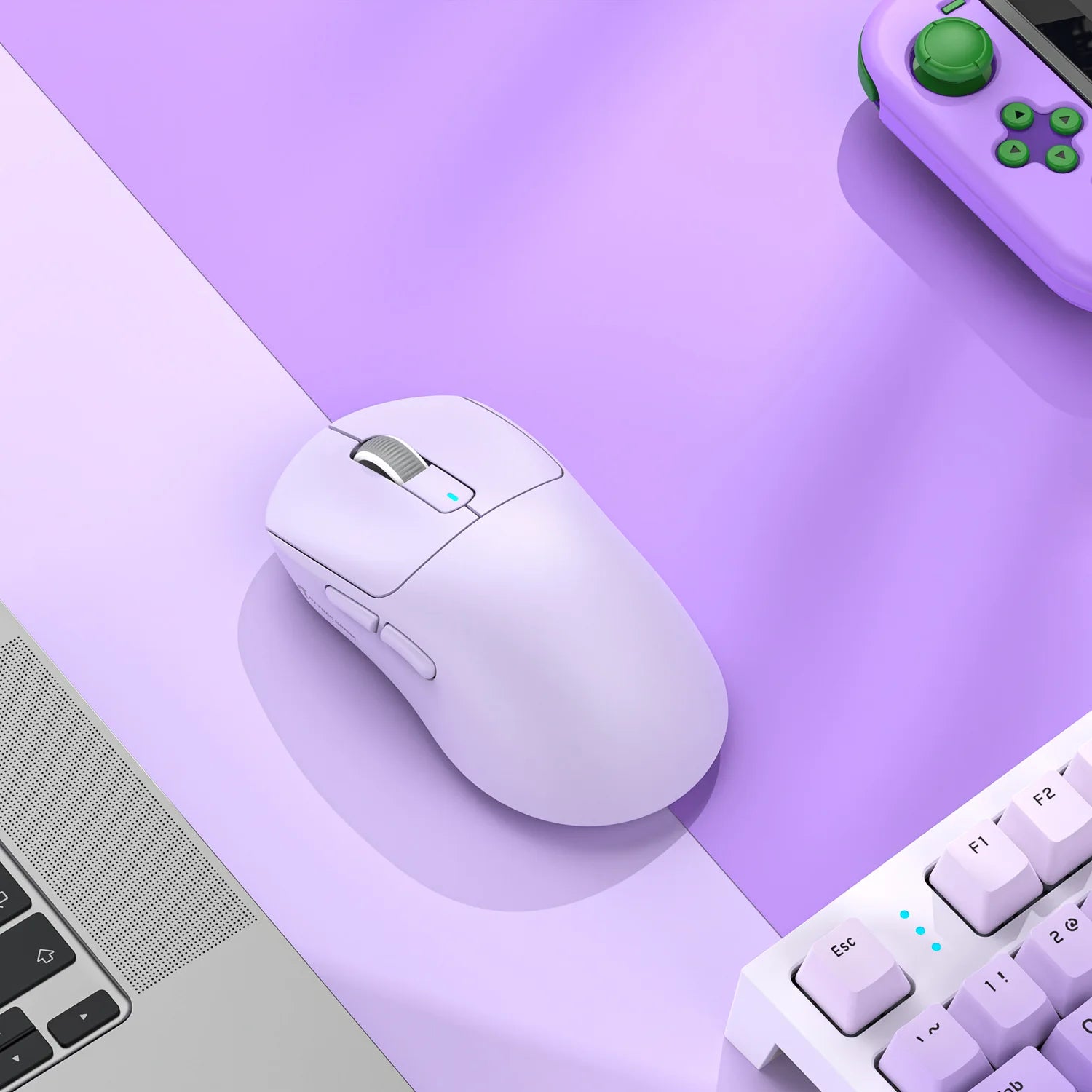 X3  PixArt PAW3395 Bluetooth Mouse 2.4G Tri-Mode Connection, 26000dpi, 650IPS, 49g Lightweight Macro Gaming Mouse