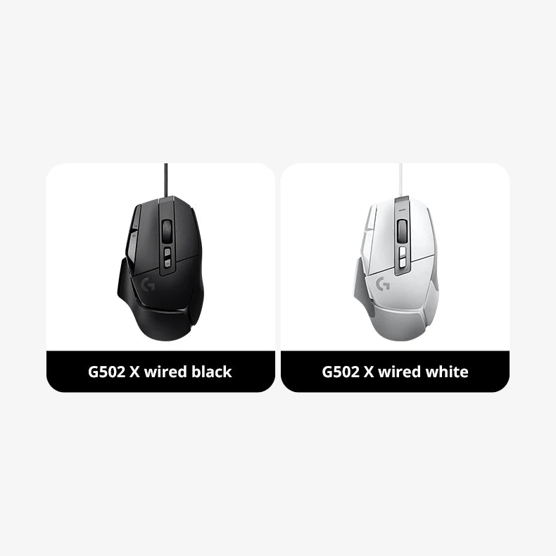 Logitech (G) G502 X Advanced Edition New Optical-mechanical Hybrid Micro HERO Engine Gaming Mouse