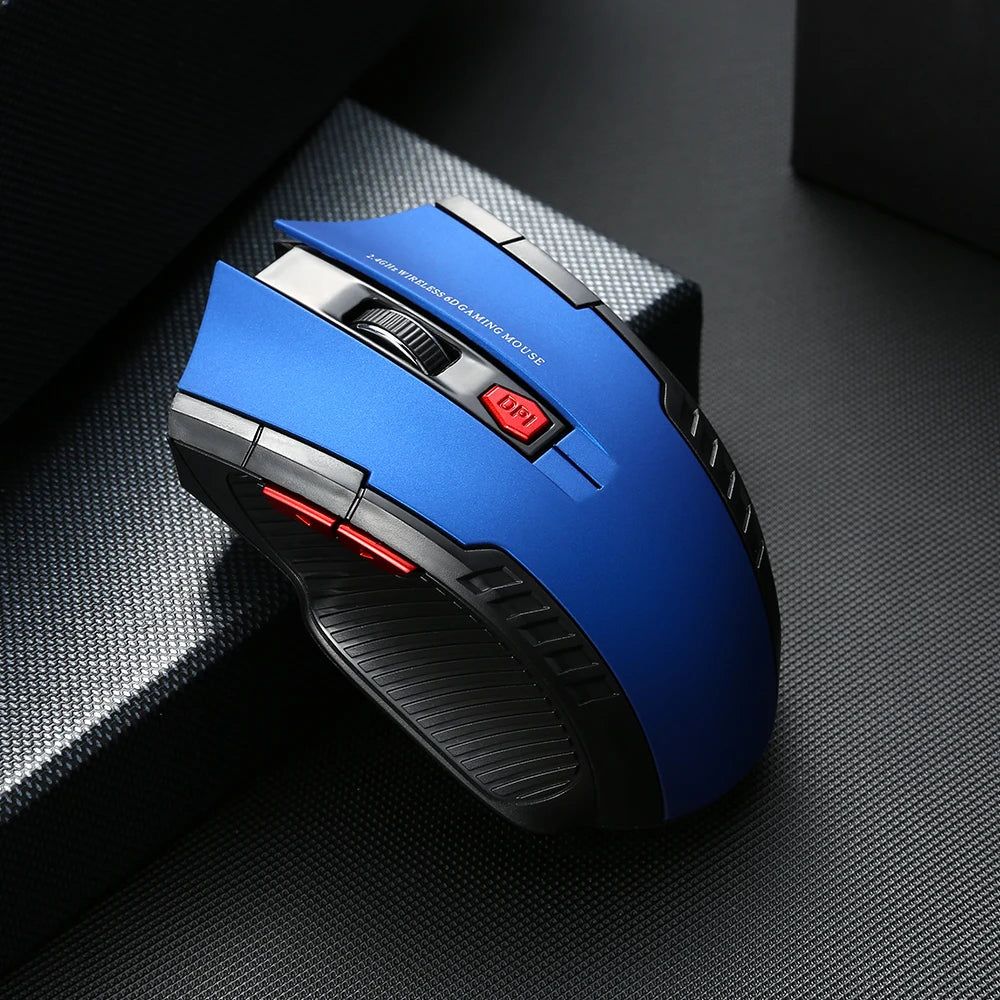2.4G Wireless Mouse 1600DPI Optical Mouse Gamer for Computer 6 Buttons Wireless Mice with USB Receiver for PC Laptop Accessories