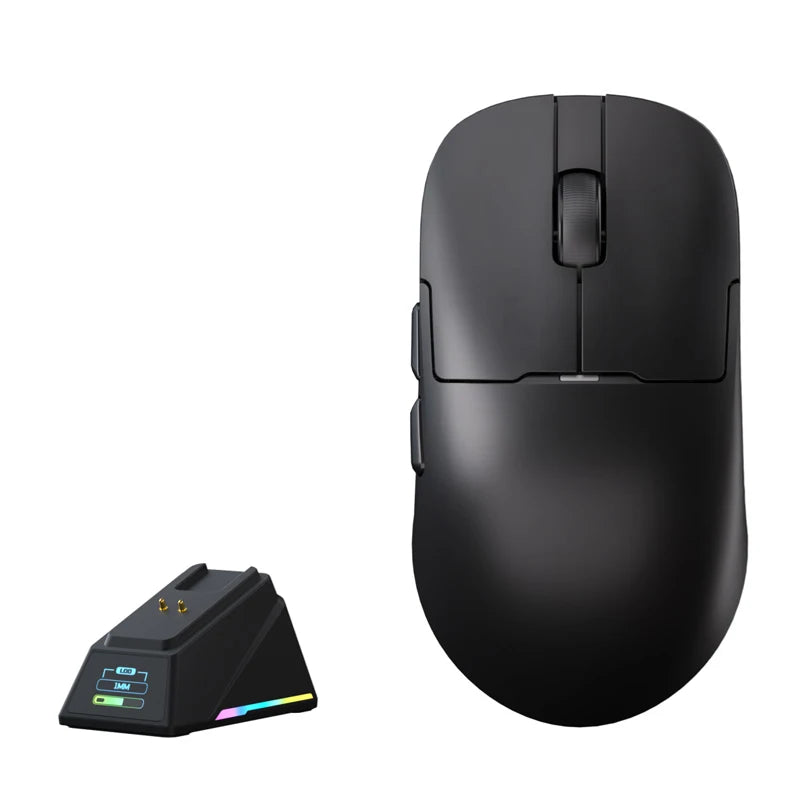 AJAZZ AJ159 APEX PAW3950 Wireless Mouse, Gaming Mouse, 2.4G/BT/USB-C Sensor, Light 56g, with 8K Magnet Charging Dock, Gaming Acc